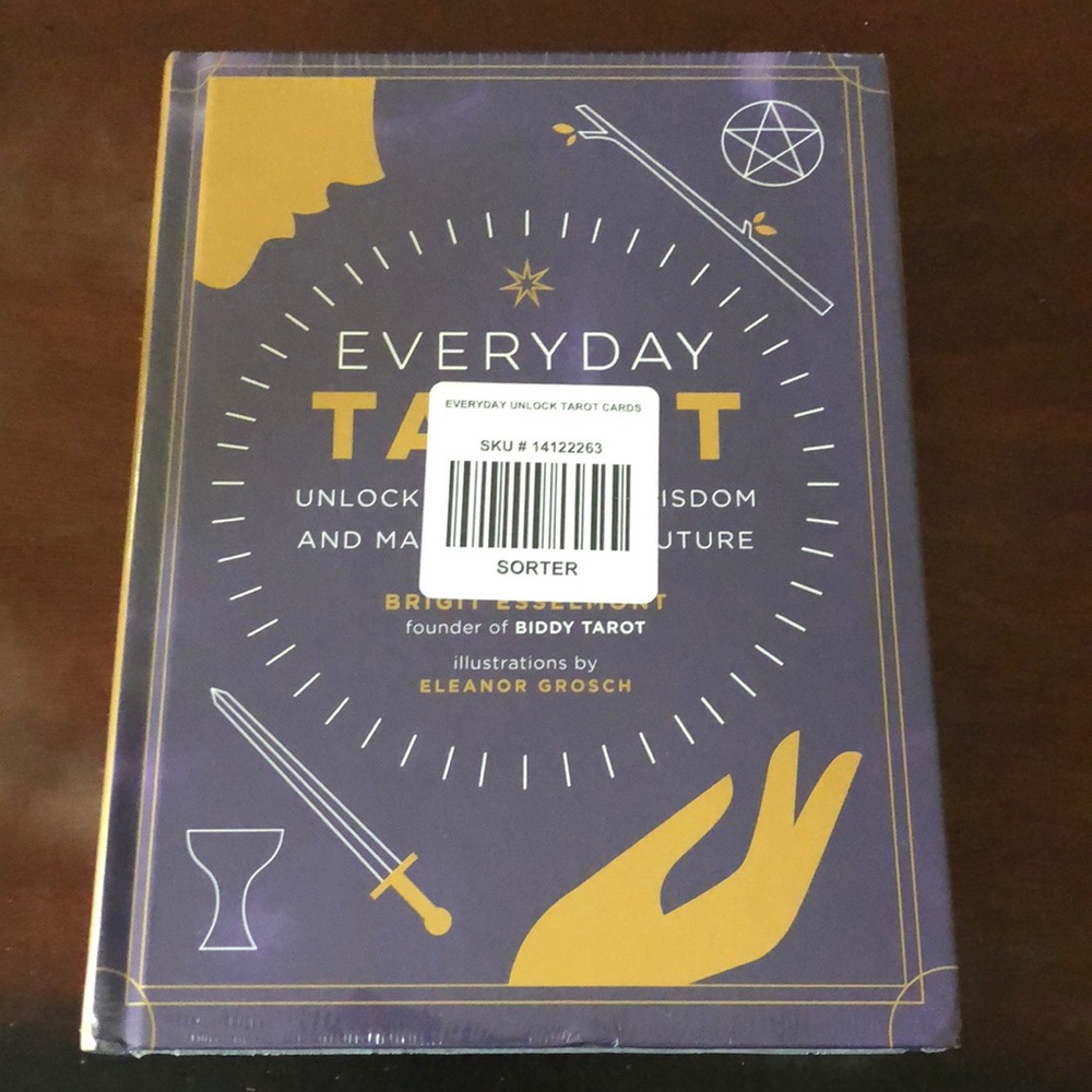 NWT Everyday Tarot by Brigit Esseemont Biddy Tarot Hardcover Tarot Guide Book